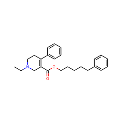 CCN1CCC(c2ccccc2)=C(C(=O)OCCCCCc2ccccc2)C1 ZINC000013782830