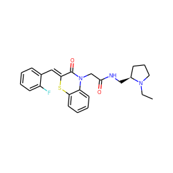 CCN1CCC[C@@H]1CNC(=O)CN1C(=O)/C(=C/c2ccccc2F)Sc2ccccc21 ZINC000020181164