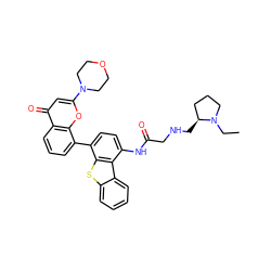 CCN1CCC[C@@H]1CNCC(=O)Nc1ccc(-c2cccc3c(=O)cc(N4CCOCC4)oc23)c2sc3ccccc3c12 ZINC000101696213