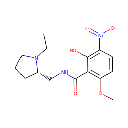 CCN1CCC[C@H]1CNC(=O)c1c(OC)ccc([N+](=O)[O-])c1O ZINC000028256944