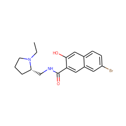 CCN1CCC[C@H]1CNC(=O)c1cc2cc(Br)ccc2cc1O ZINC000029469567