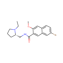 CCN1CCC[C@H]1CNC(=O)c1cc2cc(Br)ccc2cc1OC ZINC000029470937