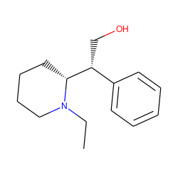 CCN1CCCC[C@@H]1[C@H](CO)c1ccccc1 ZINC000028645416