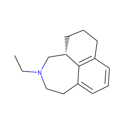 CCN1CCc2cccc3c2[C@@H](CCC3)C1 ZINC000027711261