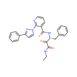 CCNC(=O)C(=O)[C@@H](Cc1ccccc1)NC(=O)c1cccnc1-n1ccc(-c2ccccc2)n1 ZINC000114056011