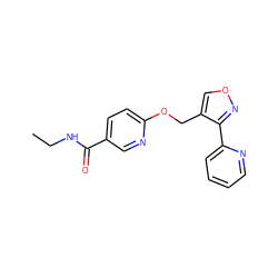 CCNC(=O)c1ccc(OCc2conc2-c2ccccn2)nc1 ZINC000143288903