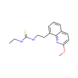 CCNC(=S)NCCc1cccc2ccc(OC)nc12 ZINC001772587566