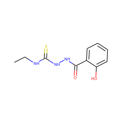 CCNC(=S)NNC(=O)c1ccccc1O ZINC000005952630