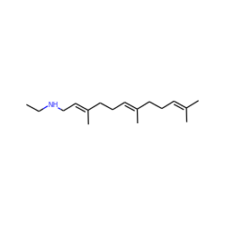 CCNC/C=C(\C)CC/C=C(\C)CCC=C(C)C ZINC000013827388