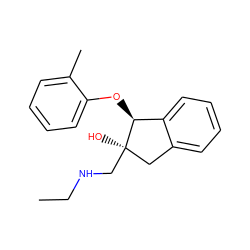 CCNC[C@]1(O)Cc2ccccc2[C@@H]1Oc1ccccc1C ZINC000040864853