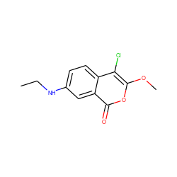 CCNc1ccc2c(Cl)c(OC)oc(=O)c2c1 ZINC000095592622