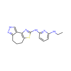 CCNc1cccc(Nc2nc3c(s2)CCCc2n[nH]cc2-3)n1 ZINC000072120326