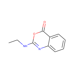 CCNc1nc2ccccc2c(=O)o1 ZINC000027526609