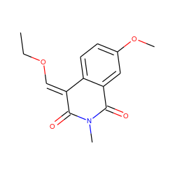 CCO/C=C1/C(=O)N(C)C(=O)c2cc(OC)ccc21 ZINC000006996154