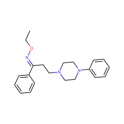 CCO/N=C(\CCN1CCN(c2ccccc2)CC1)c1ccccc1 ZINC000036475957