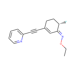 CCO/N=C1\C=C(C#Cc2ccccn2)CC[C@@H]1F ZINC000095552811