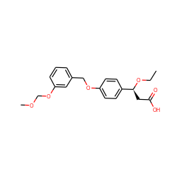 CCO[C@@H](CC(=O)O)c1ccc(OCc2cccc(OCOC)c2)cc1 ZINC000473111432