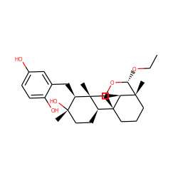 CCO[C@H]1OC[C@]23CCC[C@]1(C)[C@@H]2CC[C@@]1(C)[C@H](Cc2cc(O)ccc2O)[C@@](C)(O)CC[C@H]31 ZINC000473130844