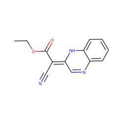 CCOC(=O)/C(C#N)=C1/C=Nc2ccccc2N1 ZINC000018045921