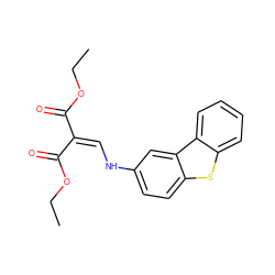 CCOC(=O)C(=CNc1ccc2sc3ccccc3c2c1)C(=O)OCC ZINC000014956331