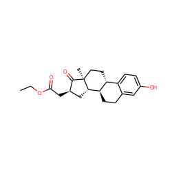 CCOC(=O)C[C@@H]1C[C@H]2[C@@H]3CCc4cc(O)ccc4[C@H]3CC[C@]2(C)C1=O ZINC000013681813