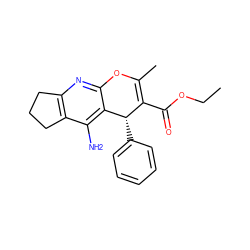 CCOC(=O)C1=C(C)Oc2nc3c(c(N)c2[C@H]1c1ccccc1)CCC3 ZINC000013837589