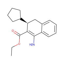 CCOC(=O)C1=C(N)c2ccccc2C[C@@H]1C1CCCC1 ZINC000000507531