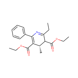 CCOC(=O)C1=C(c2ccccc2)N=C(CC)C(C(=O)OCC)[C@@H]1C ZINC000026943415