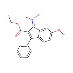 CCOC(=O)C1=C(c2ccccc2)c2ccc(OC)cc2/C1=[N+](/C)[O-] ZINC000101122682