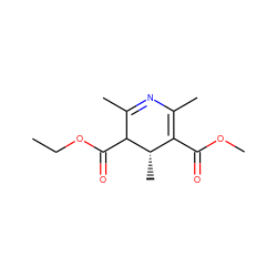 CCOC(=O)C1C(C)=NC(C)=C(C(=O)OC)[C@@H]1C ZINC000026817543