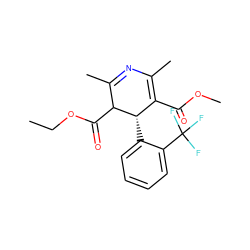 CCOC(=O)C1C(C)=NC(C)=C(C(=O)OC)[C@@H]1c1ccccc1C(F)(F)F ZINC000029331114