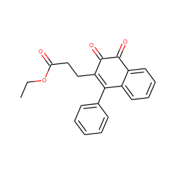 CCOC(=O)CCC1=C(c2ccccc2)c2ccccc2C(=O)C1=O ZINC000013443960