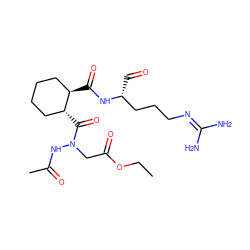 CCOC(=O)CN(NC(C)=O)C(=O)[C@@H]1CCCC[C@H]1C(=O)N[C@H](C=O)CCCN=C(N)N ZINC000026942138