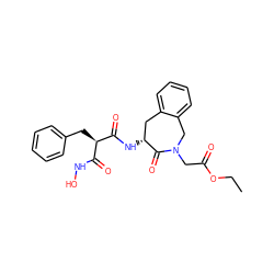 CCOC(=O)CN1Cc2ccccc2C[C@@H](NC(=O)[C@H](Cc2ccccc2)C(=O)NO)C1=O ZINC001772651635