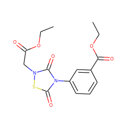 CCOC(=O)Cn1sc(=O)n(-c2cccc(C(=O)OCC)c2)c1=O ZINC000040392590