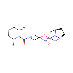 CCOC(=O)N1[C@H]2CC[C@@H]1C[C@@H](NCCNC(=O)N1[C@@H](C)CCC[C@H]1C)C2 ZINC000101505669