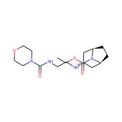 CCOC(=O)N1[C@H]2CC[C@@H]1C[C@@H](NCCNC(=O)N1CCOCC1)C2 ZINC000101505654