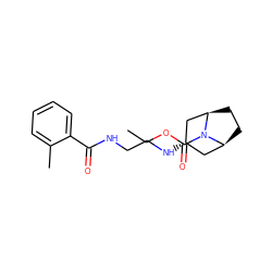 CCOC(=O)N1[C@H]2CC[C@@H]1C[C@@H](NCCNC(=O)c1ccccc1C)C2 ZINC000101505637