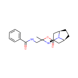 CCOC(=O)N1[C@H]2CC[C@@H]1C[C@H](NCCNC(=O)c1ccccc1)C2 ZINC000101505607