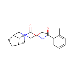 CCOC(=O)N1C[C@@H]2CC[C@H](C1)[C@@H]2NCCNC(=O)c1ccccc1C ZINC000103227200