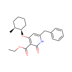 CCOC(=O)c1c(O[C@@H]2CCCC[C@@H]2C)cc(Cc2ccccc2)[nH]c1=O ZINC000095591314