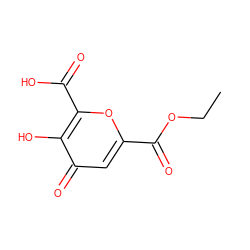 CCOC(=O)c1cc(=O)c(O)c(C(=O)O)o1 ZINC000026971147