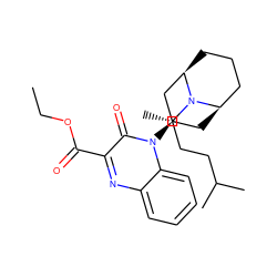 CCOC(=O)c1nc2ccccc2n([C@@H]2C[C@@H]3CCC[C@H](C2)N3[C@@H](C)CCC(C)C)c1=O ZINC000114764998