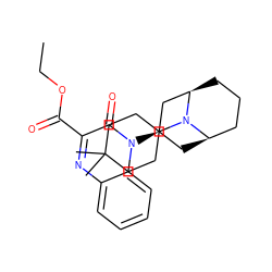 CCOC(=O)c1nc2ccccc2n([C@@H]2C[C@@H]3CCC[C@H](C2)N3C2CCC(C)(C)CC2)c1=O ZINC000143924949