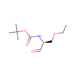 CCOC[C@@H](C=O)NC(=O)OC(C)(C)C ZINC000013588592