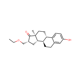 CCOC[C@H]1C[C@H]2[C@@H]3CCc4cc(O)ccc4[C@H]3CC[C@]2(C)C1=O ZINC000013681688