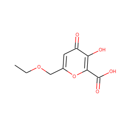 CCOCc1cc(=O)c(O)c(C(=O)O)o1 ZINC000026967468