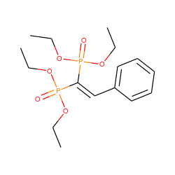 CCOP(=O)(OCC)C(=Cc1ccccc1)P(=O)(OCC)OCC ZINC000001720919