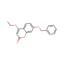 CCOc1cc(=O)oc2cc(OCc3ccccc3)ccc12 ZINC000103242505