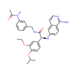 CCOc1cc([C@H](Nc2ccc3c(N)nccc3c2)C(=O)NCc2cccc(N(C)C(C)=O)c2)ccc1OC(C)C ZINC000059375778